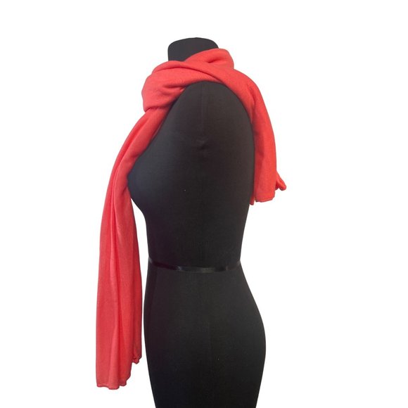 Lane Bryant Coral Jersey Knit Scarf Wrap  60 inch - Picture 2 of 7